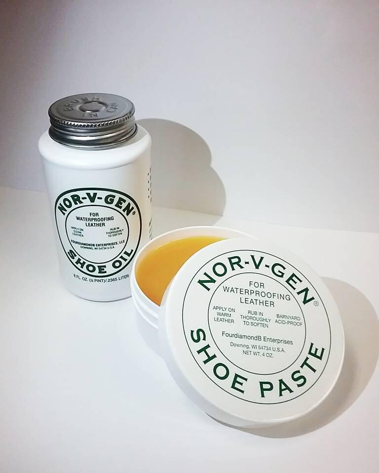 Nor-V-Gen Combo: 8 oz. Shoe Oil & 4 oz. Shoe Paste