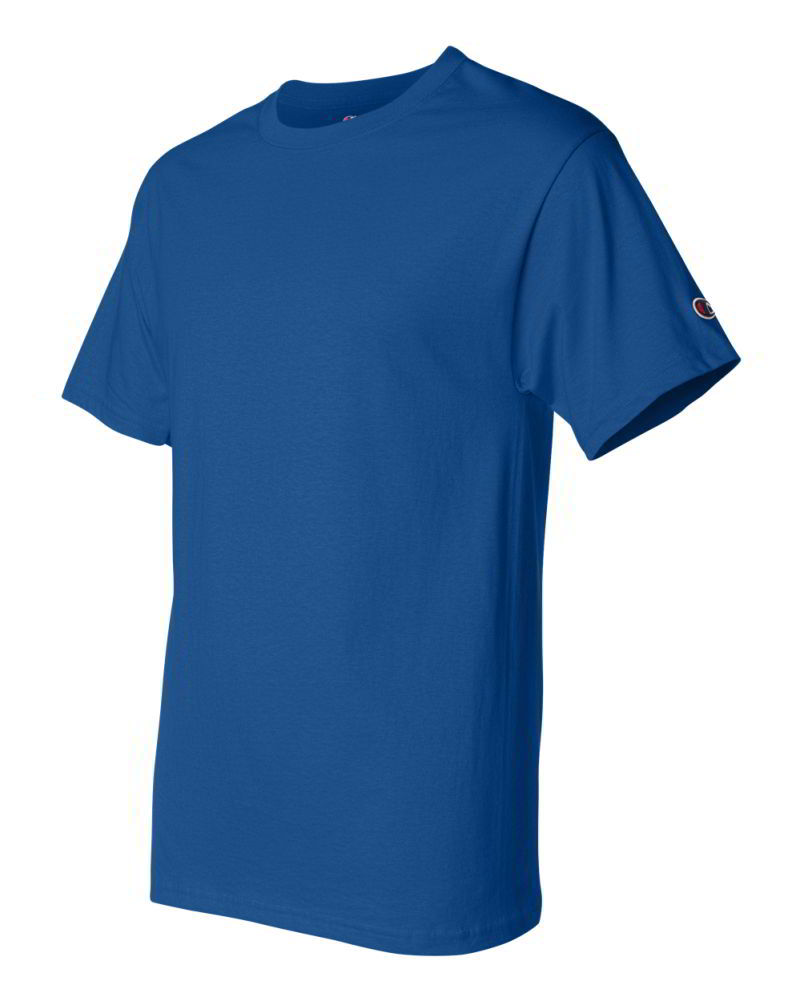 Champion Sports Mens Size S M L XL XXL 3XL 100% Cotton Tagless Tee T-Shirt