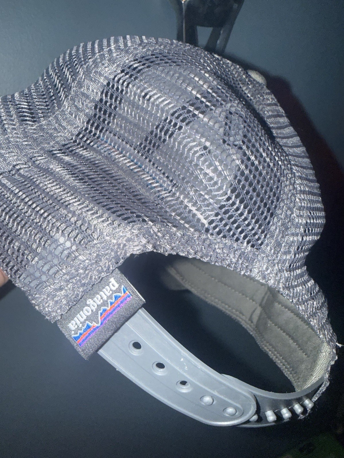 Patagonia Gray Trucker Hat Mesh Back Adjustable One Size