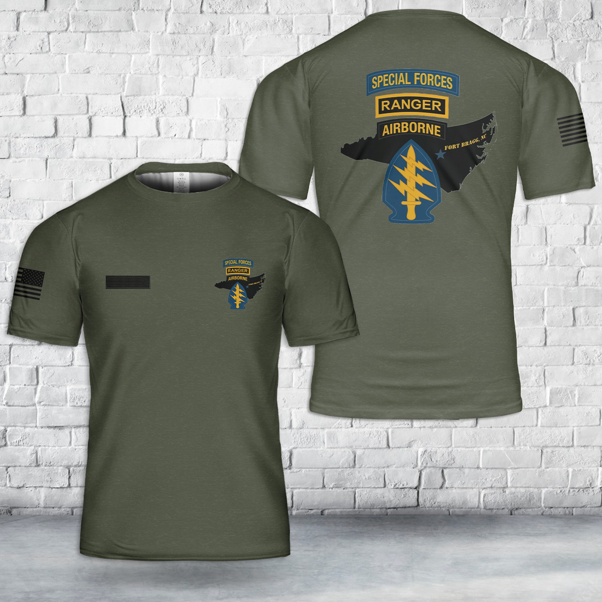 Custom Name US Army Special Forces Ranger Airborne Military Shirt 3D shirt S-5XL