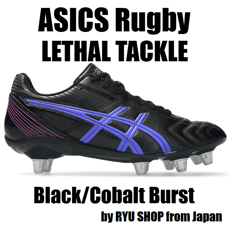 ASICS Rugby Shoes LETHAL TACKLE 1111A263.002 Black / Cobalt Burst