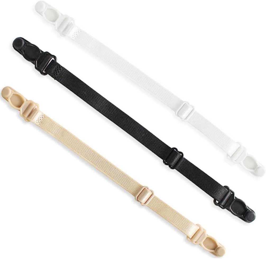 Women’s Bra Strap Clips Non-Slip Bra Strap Holder, 3 Pieces
