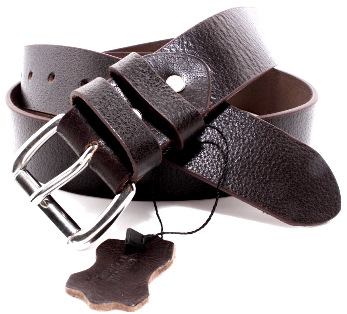 Men’s Genuine Buffalo Leather Belts Jeans Dress Work 1.5″ Made in USA By Amish