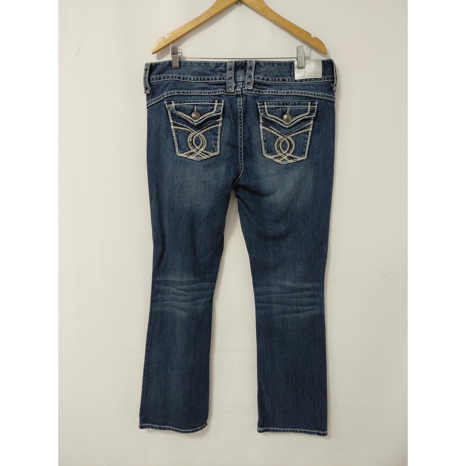 Maurices Premium Jeans Blue Denim Mid Rise Mid (10-12 in) Regular Size 15/16