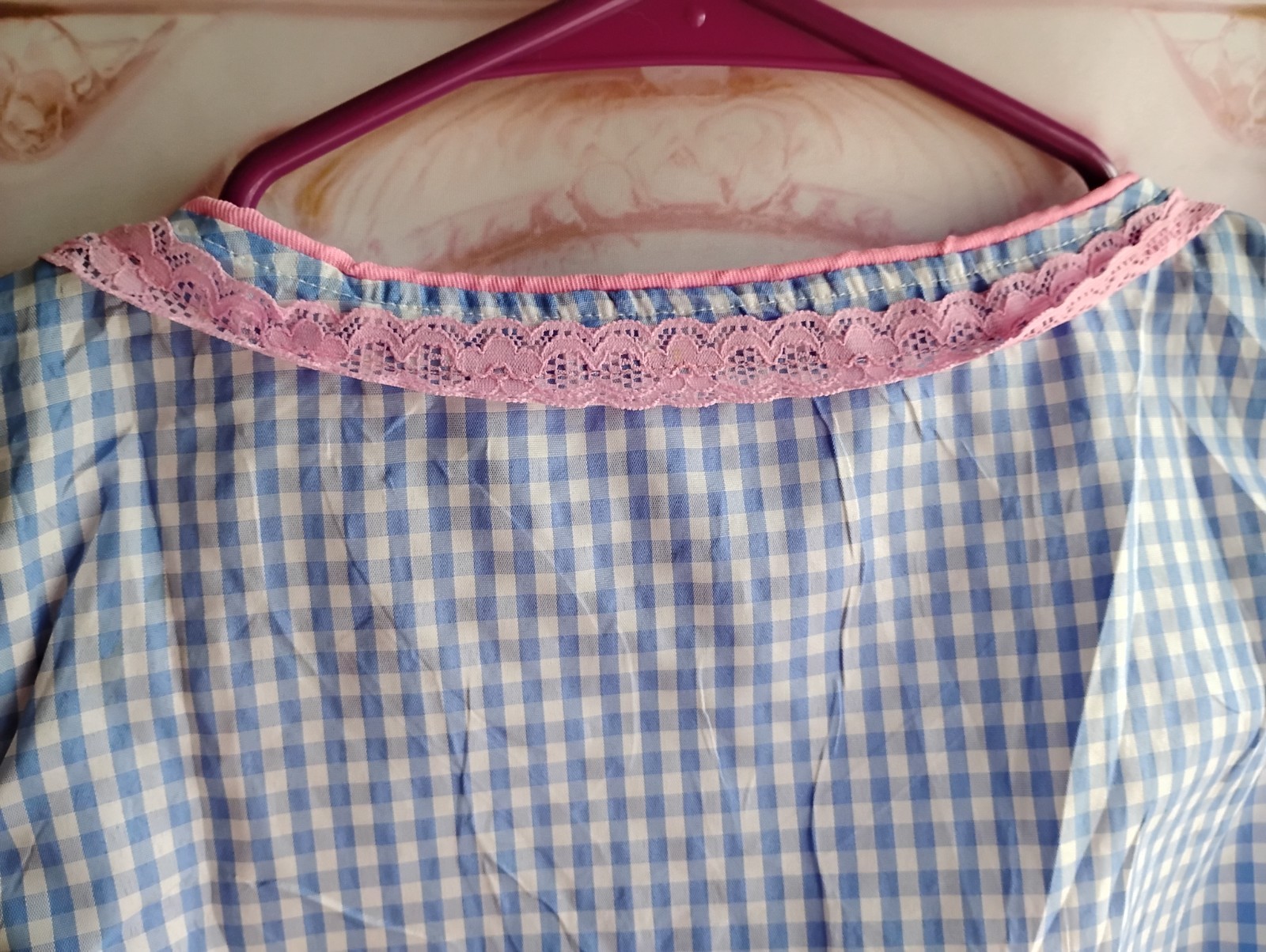 Sz 10/12. Germany,Waitress,Trachten,Oktoberfest,Dirndl Dress 1-pc,Blue,Pink