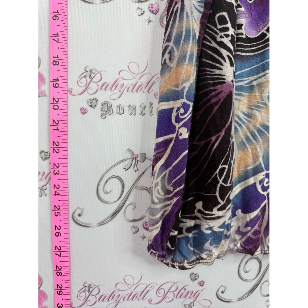 Suzy Shier tank top crochet swirl Purple Floral Lace-Trim Tank Top