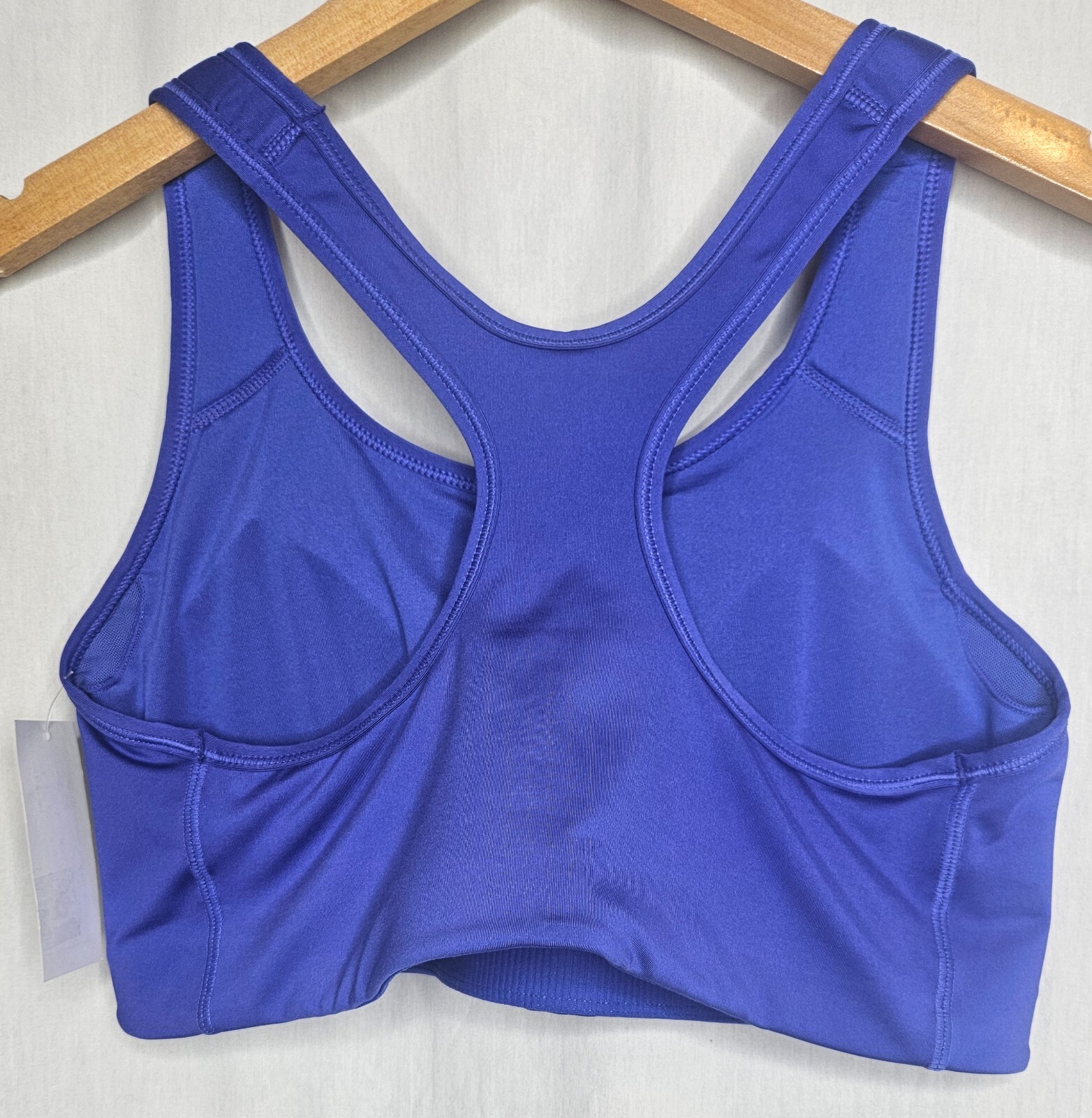 Avia Women’s Racerback Sports Bra Medium Support Blue Peri Pop NWT
