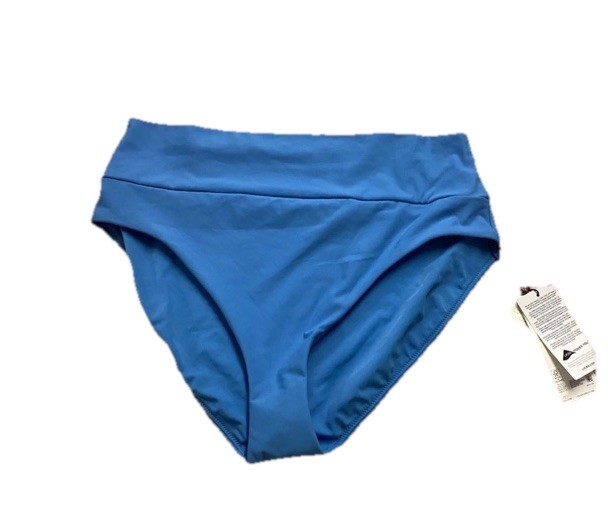 CALIA Women’s Wide Banded HR Bikini Bottom Sz. L NEW Tranquil Blue WSA15404SP25