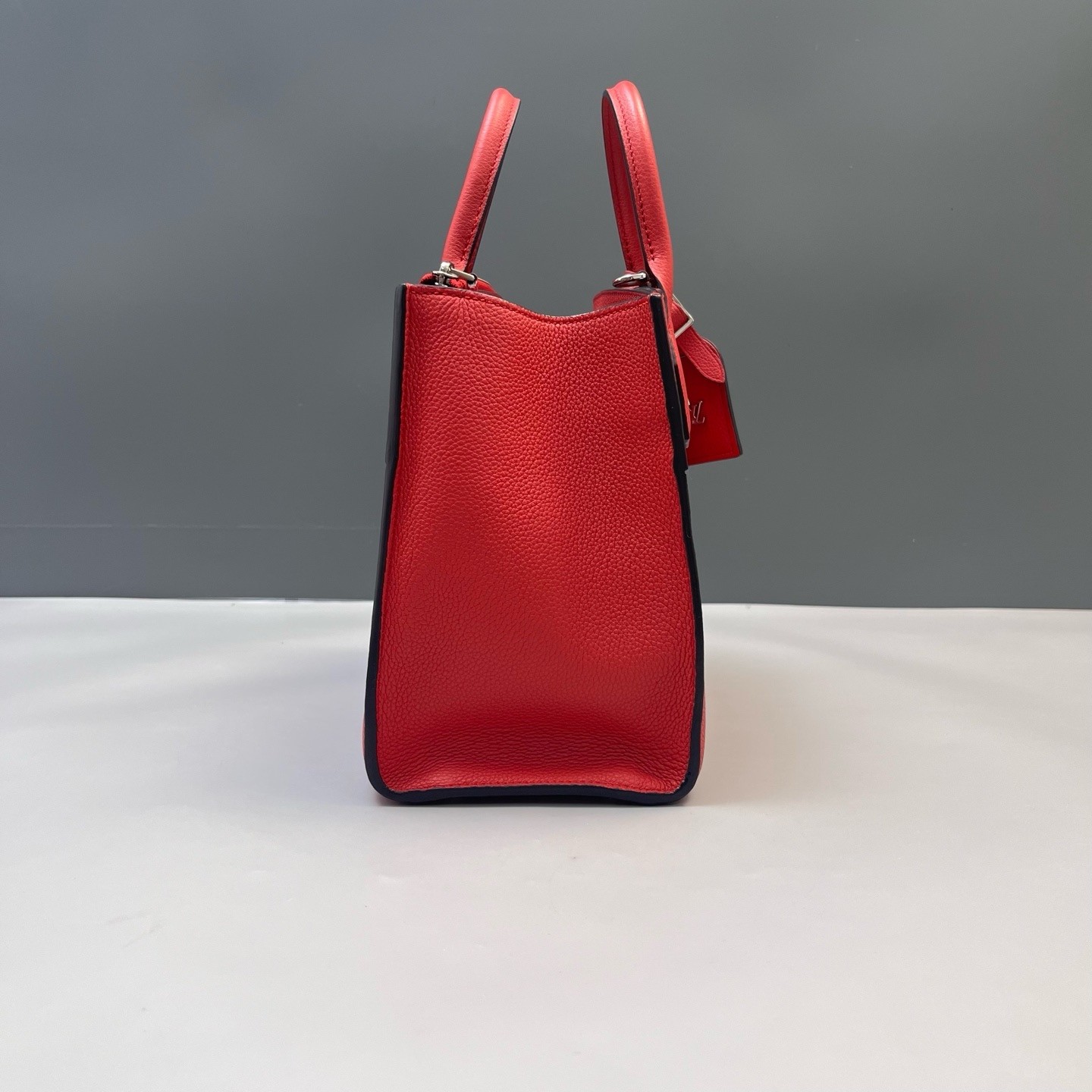 Louis Vuitton Pre-Owned Authentic Satchel Red Silver Free Tracked Shipping