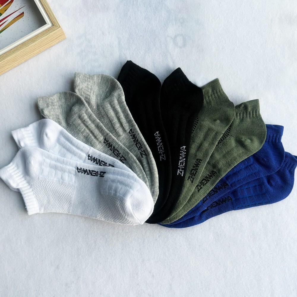 Ankle Socks Men 5 Pairs Daily Athletic Outdoor Sports Running All Season