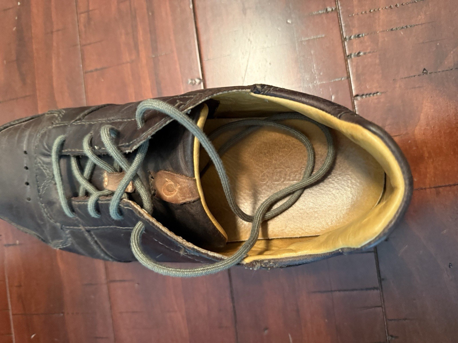 Olukai Huaka’i Li Leather Shoes Sneakers Brown Casual Men’s Size 11 US / 44 EU