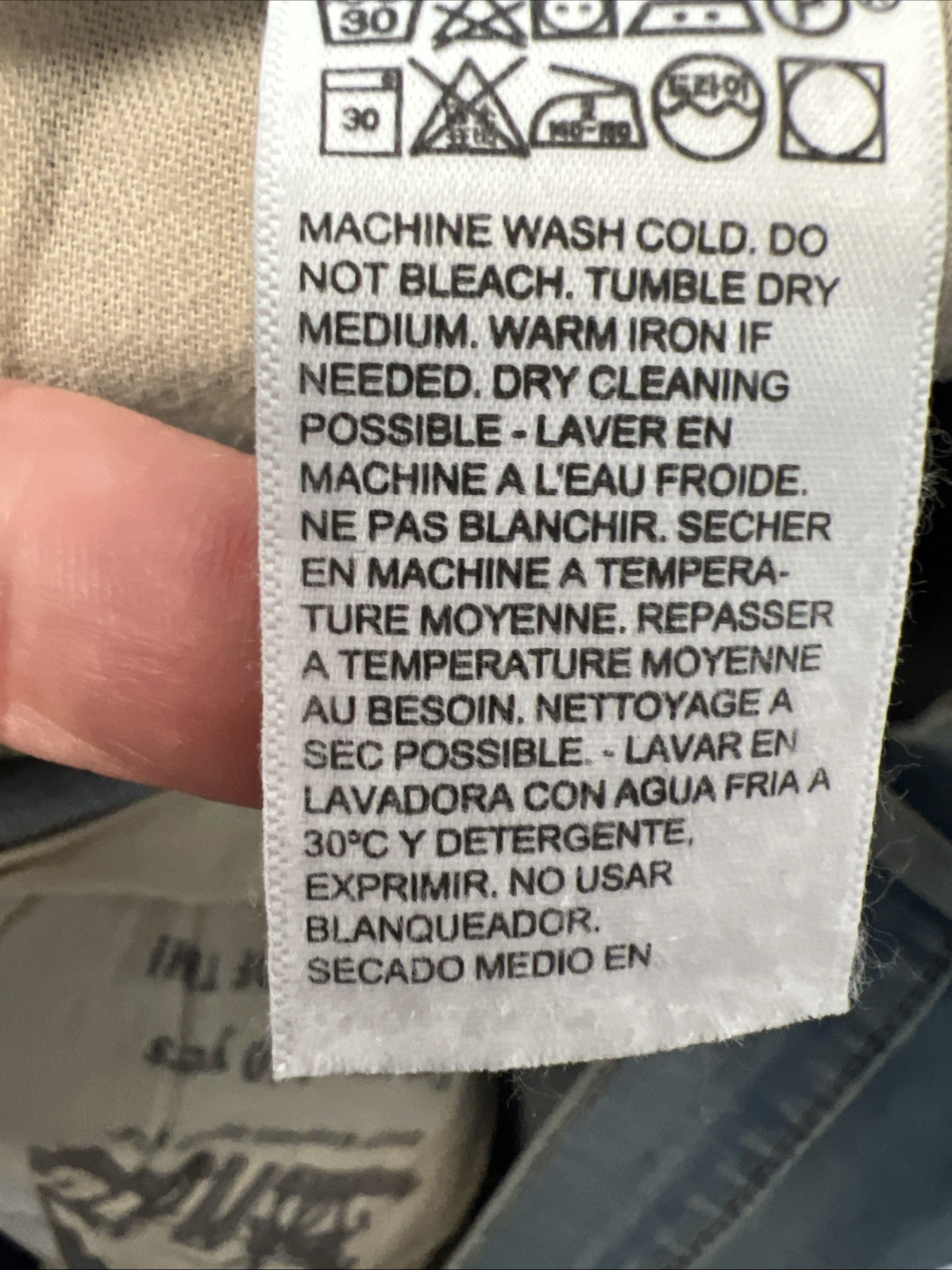 LEVI STRAUSS Men All Seasons Tech 541 Athletic Denim Jeans 33×30 Light Blue Wash