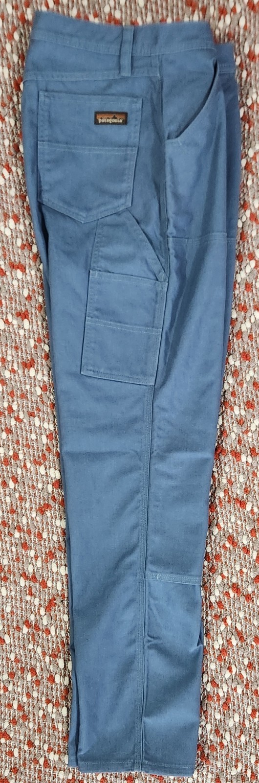 NWT Patagonia Women’s Slim All Seasons Hemp Pants in Blue; Size 12 SHORT