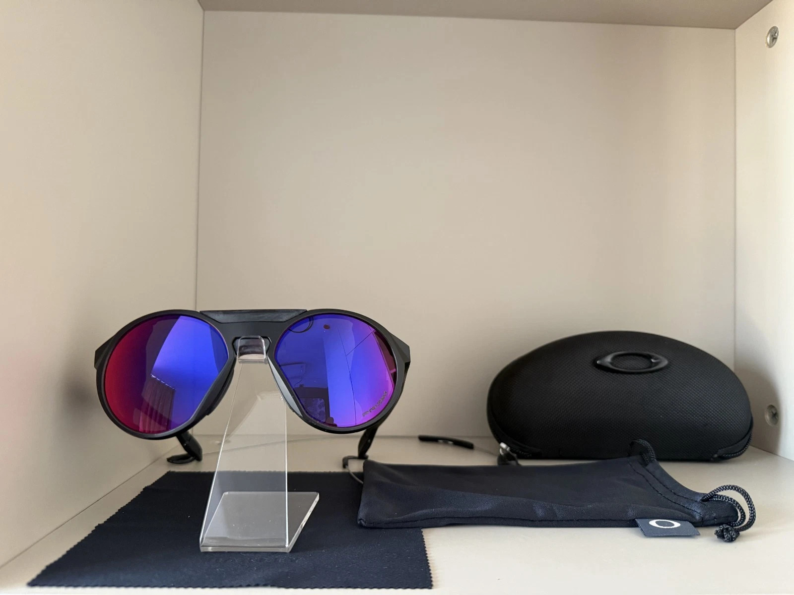 Oakley Clifden OO9440 Matte Black Frame Sunglasses with Purple Lenses