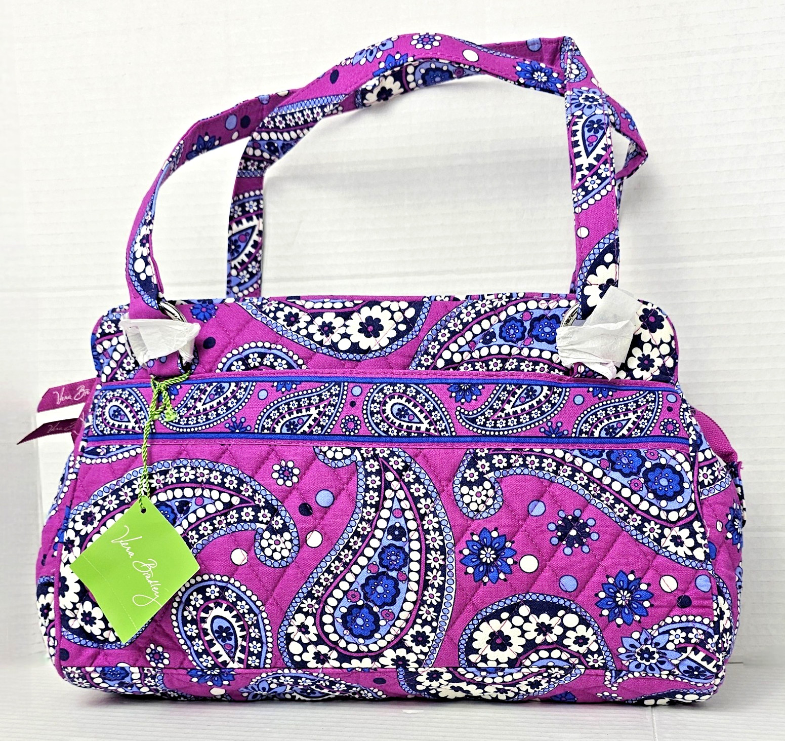 Vera Bradley Whitney Shoulder Bag in Cotton Boysenberry