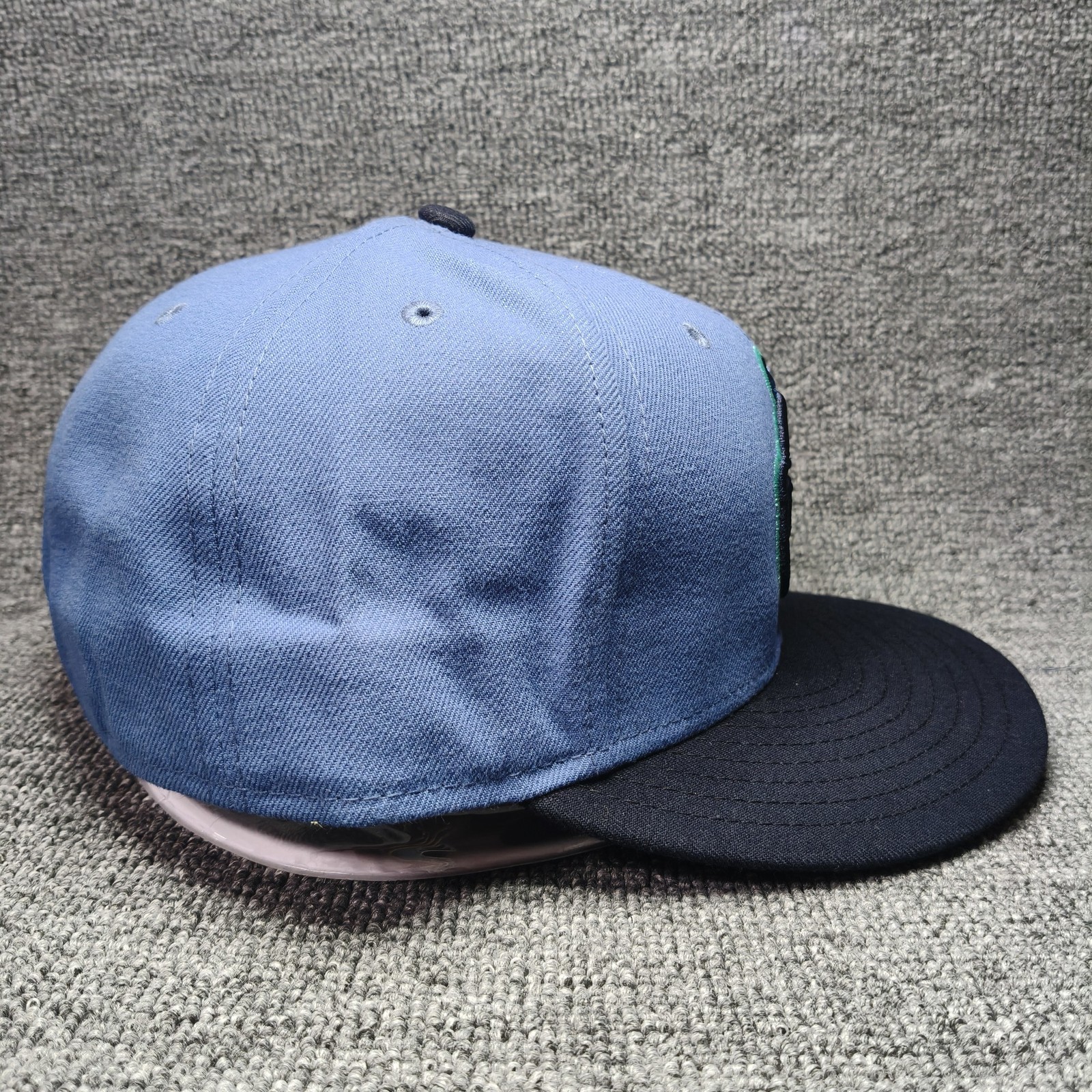 New Era MiLB Mascot 59FIFTY Fitted Flat Brim Blue Navy 7 1 2 Hat