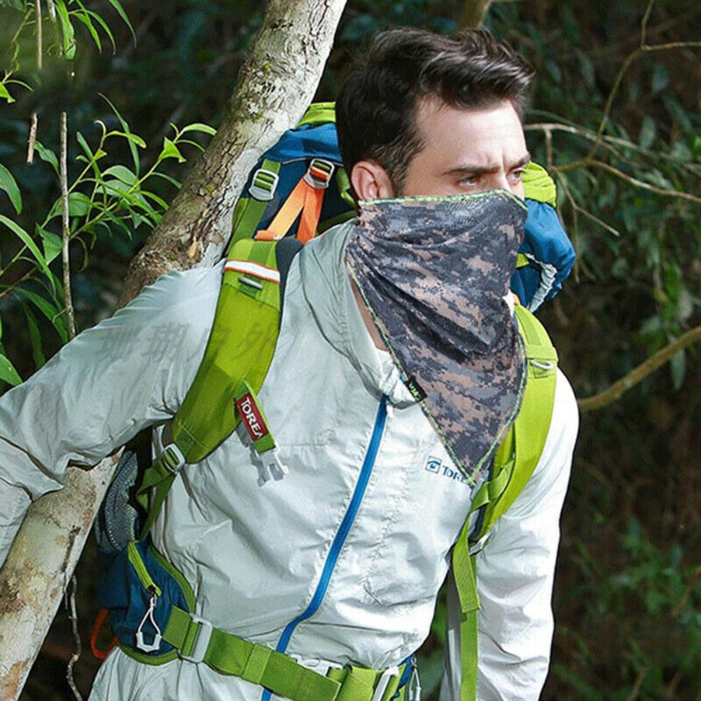 Cooling Balaclava Face Mask Cover Neck Gaiter Windproof Scarf Breathable Bandana