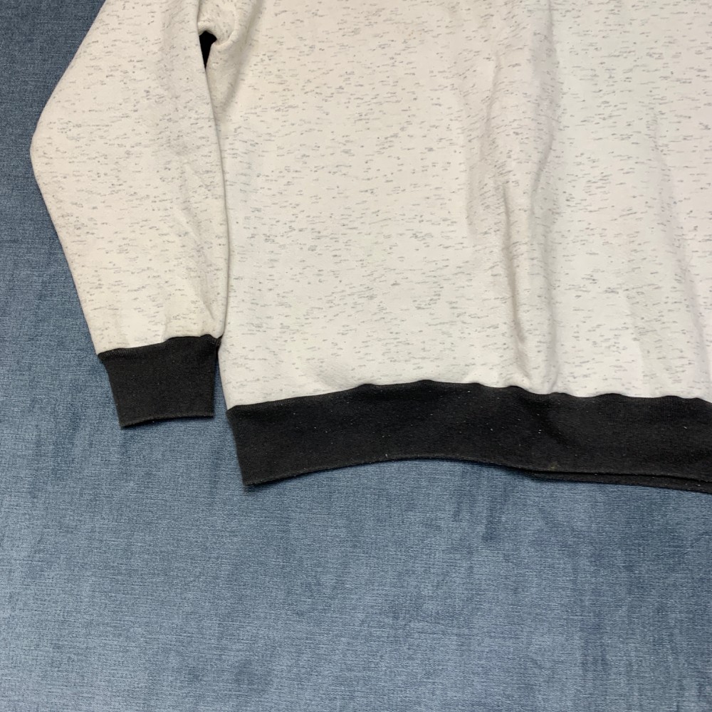 VTG Signature Sportswear Prime Inc Springfield Henley Sweatshirt Men Large White