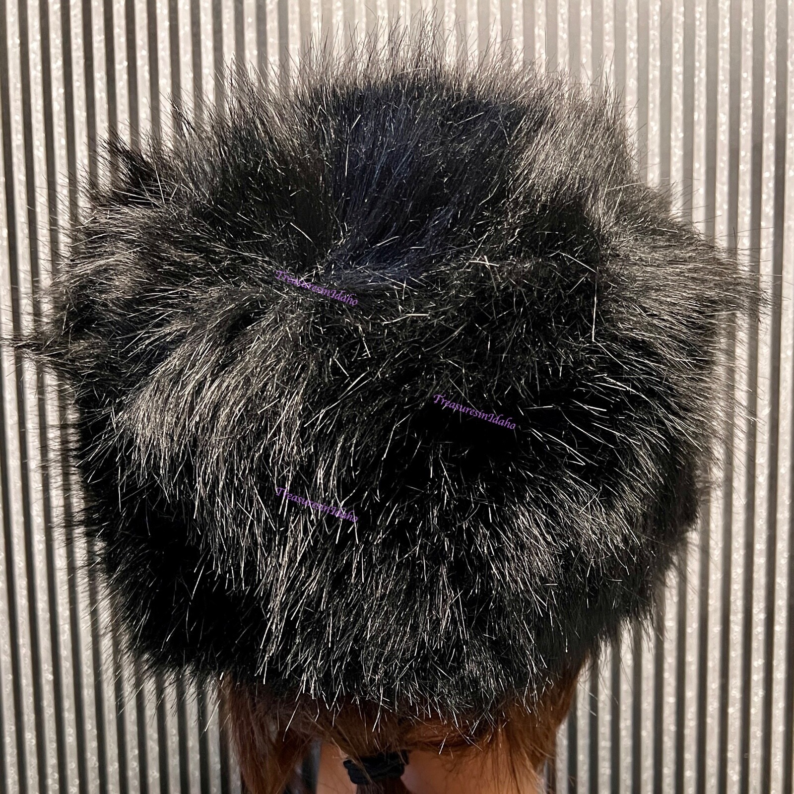 Winter Faux Fur Cossack Hat Warm Fluffy Lady Russian Style Cap 100% Vicose