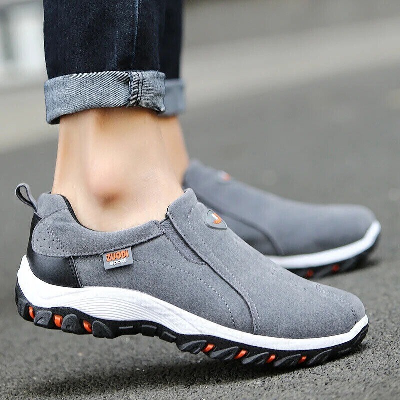 Men’s Slip on Sports Outdoor Sneakers Trainers Casual Running Hiking Shoes Size