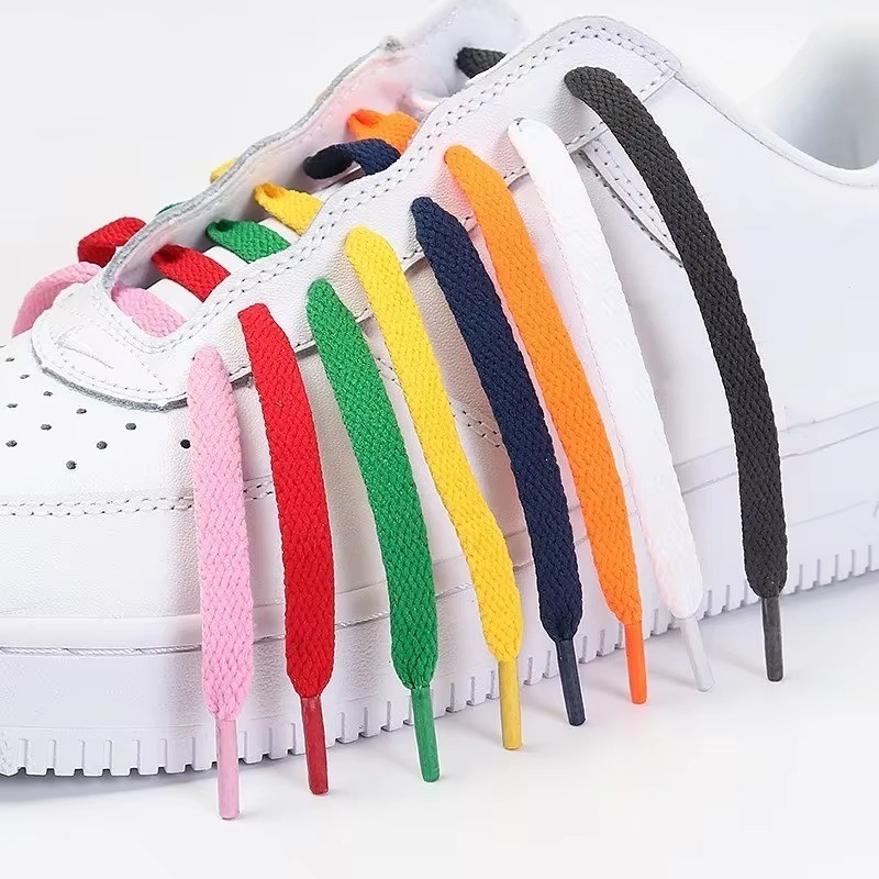 1 Pair Flat Shoelaces Classic AF1 Shoe Laces Sports Casual Unisex Strings