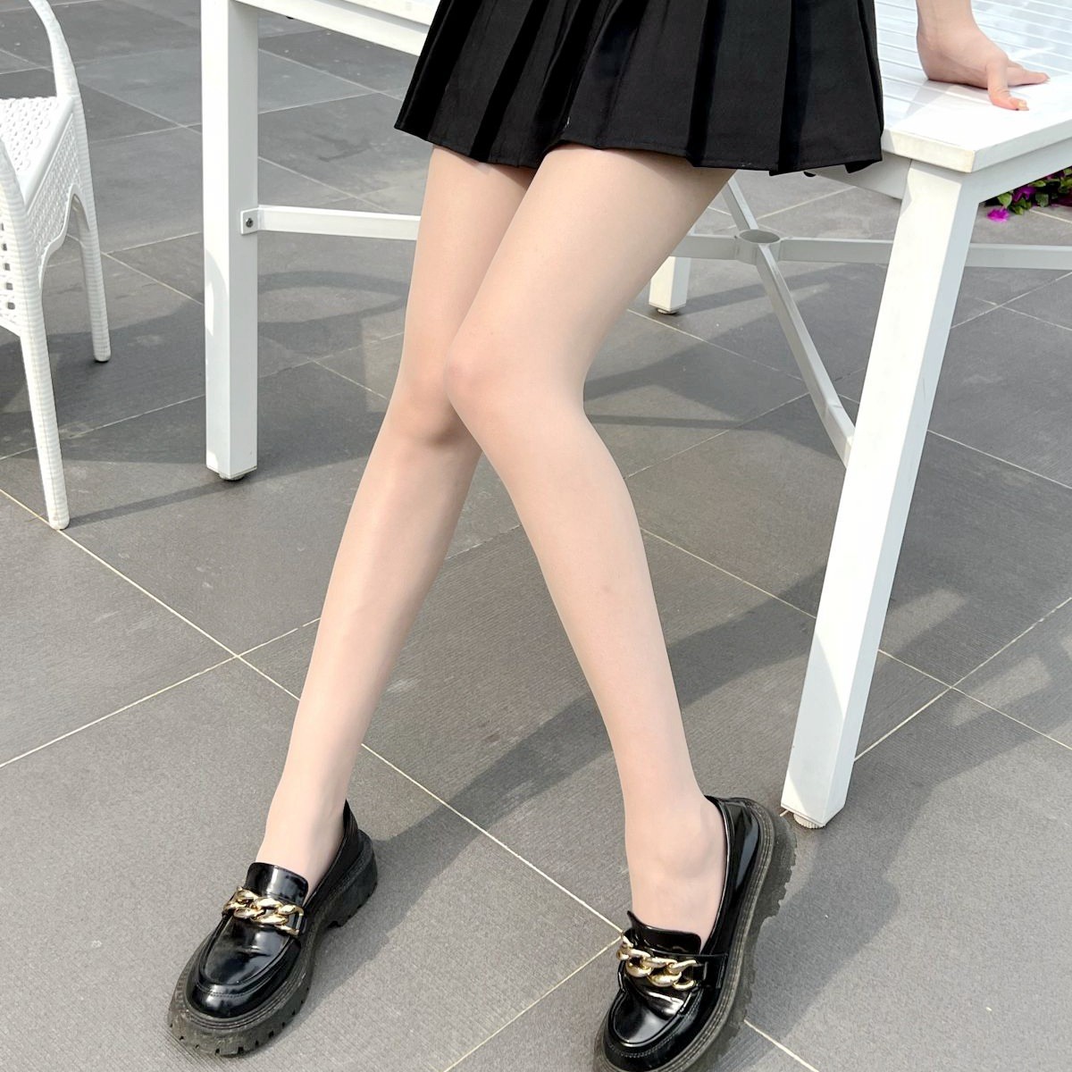0D Ultra Sheer Elastic Tights Stocking High Waist Nature Effect Tights Pantyhose