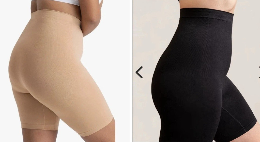 SHAPERMINT ESSENTIALS High-Waisted Shaper Shorts, Women’s Shaper Shorts, XS-3XL