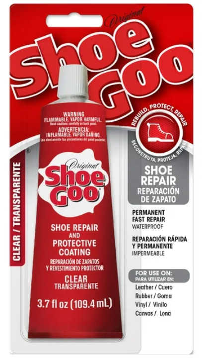 Shoe Goo 110010 Shoe Repair Adhesive Clear 3.7 fl. oz.