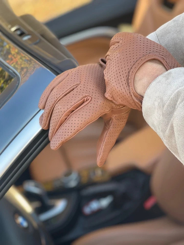 MEN’S GENUINE TOP QUALITY LEATHER DRIVING GLOVES SWIFT WEARS