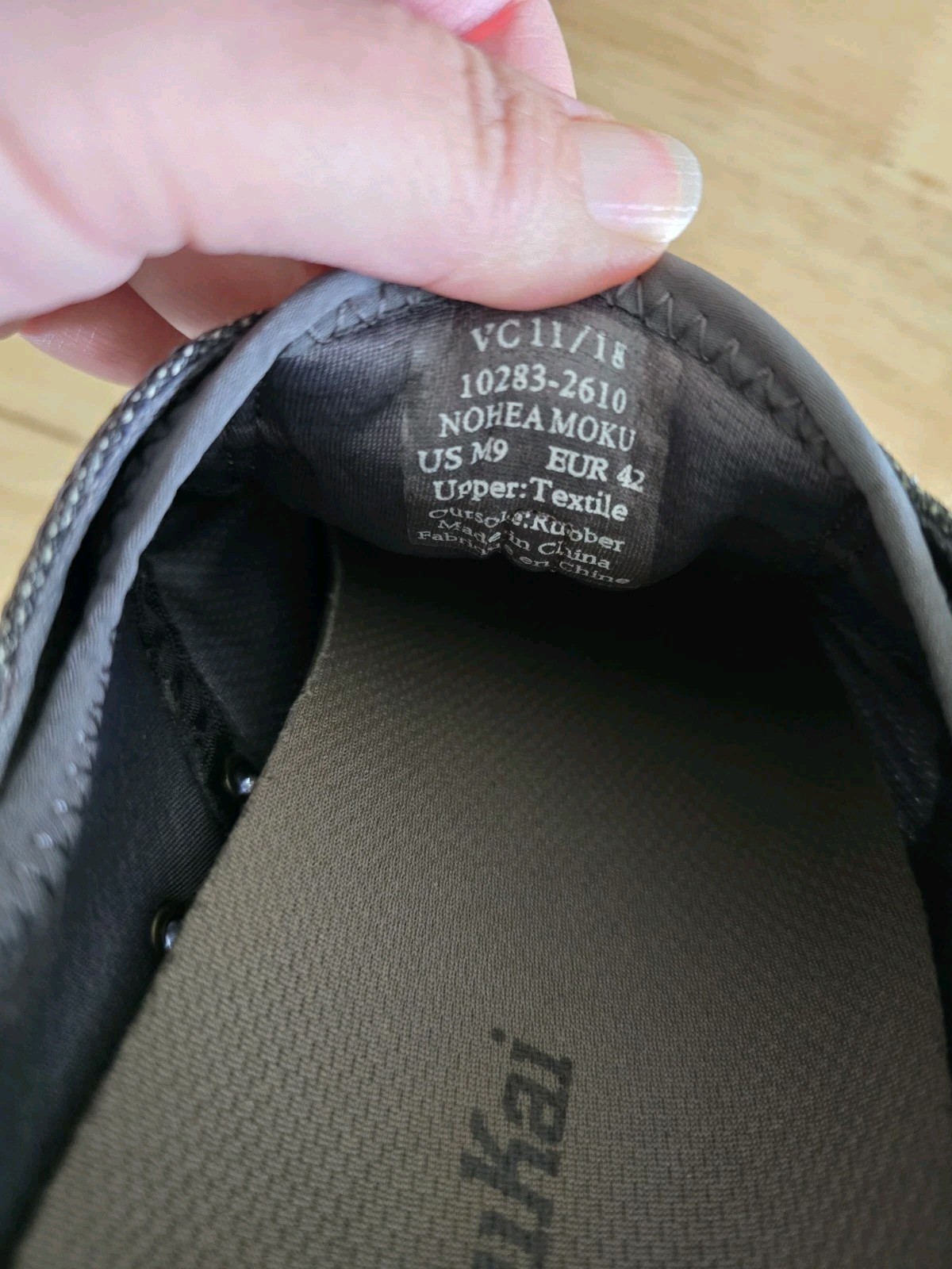 Olukai Nohea Moku NoTie Laces Casual Slip-On Sneakers Gray Mesh Mens 9