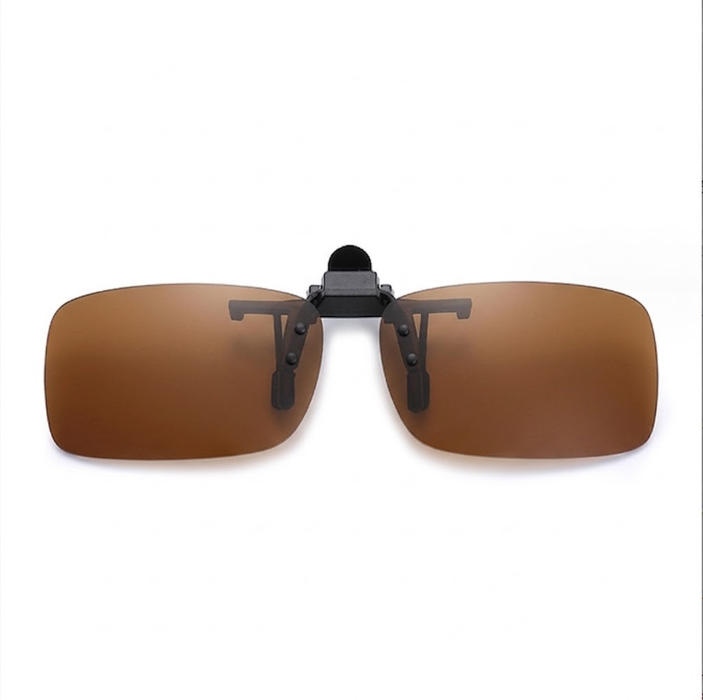 New Polarized Flip Up Clip On Sunglasses Men Women 100% UV400 Protection