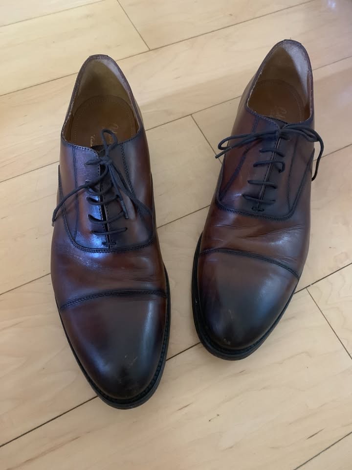 antonio maurizi leather oxford shoe 11.5