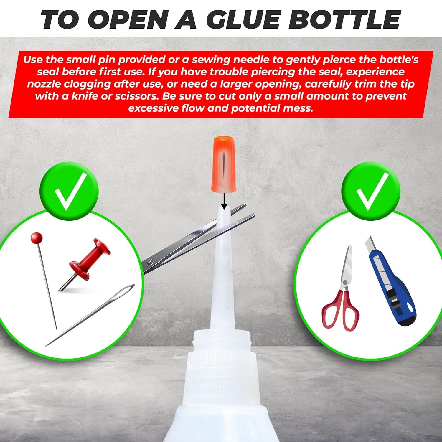 Y’allCanDiy Heavy Duty Shoe Glue for Waterproof Repairs – Quick-Dry 0.7 Oz