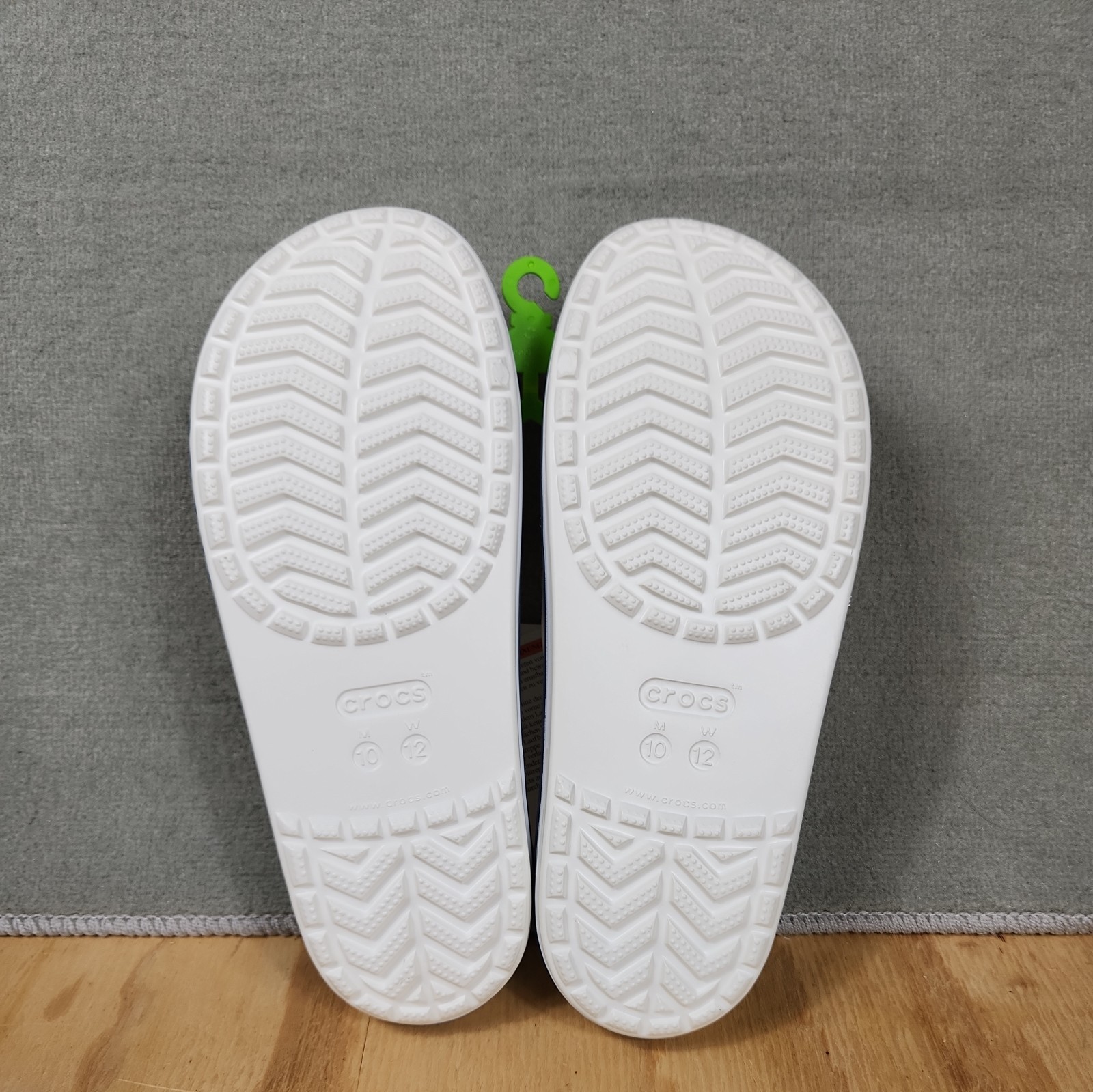CROCS Bayaband Slide Sandals White Unisex M 10 W 12New!