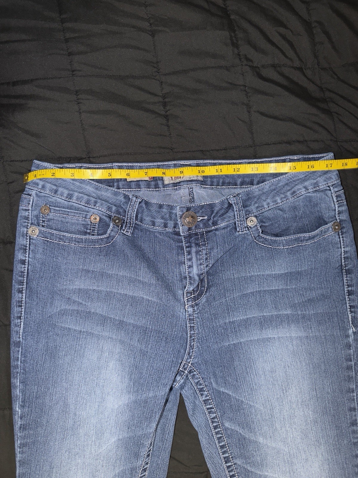 Bootcut Denim Women’s Size 15 Blue Mid Rise Cotton Blend