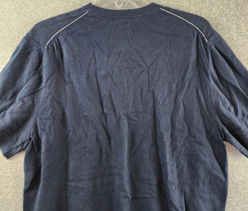 The Men’s Store at Bloomingdale’s Cashmere Blend Sweater Tee M True Navy S/S