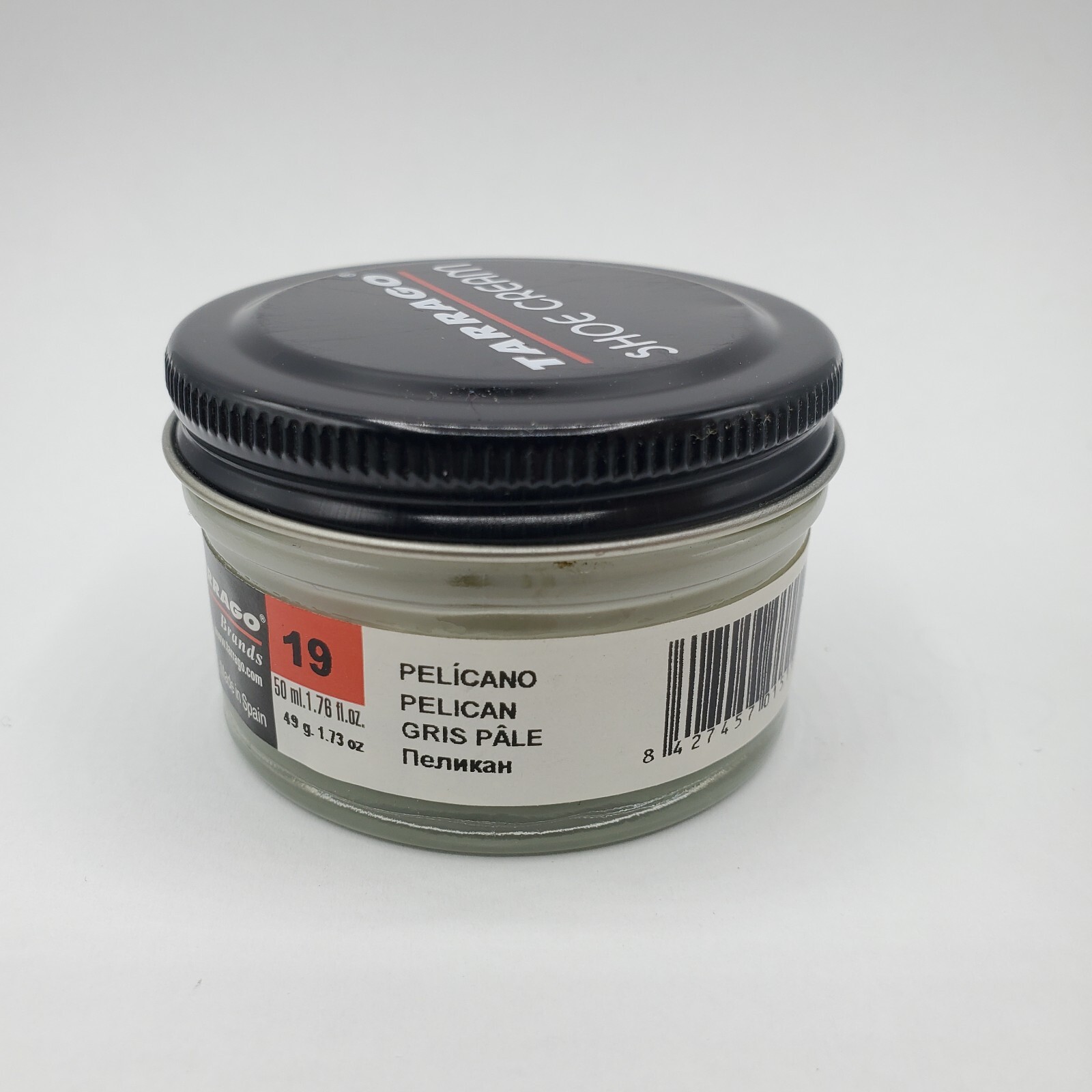 Tarrago Shoe Polish # 19 Pelican Cream Leather Protector 1.78 oz. 50ml