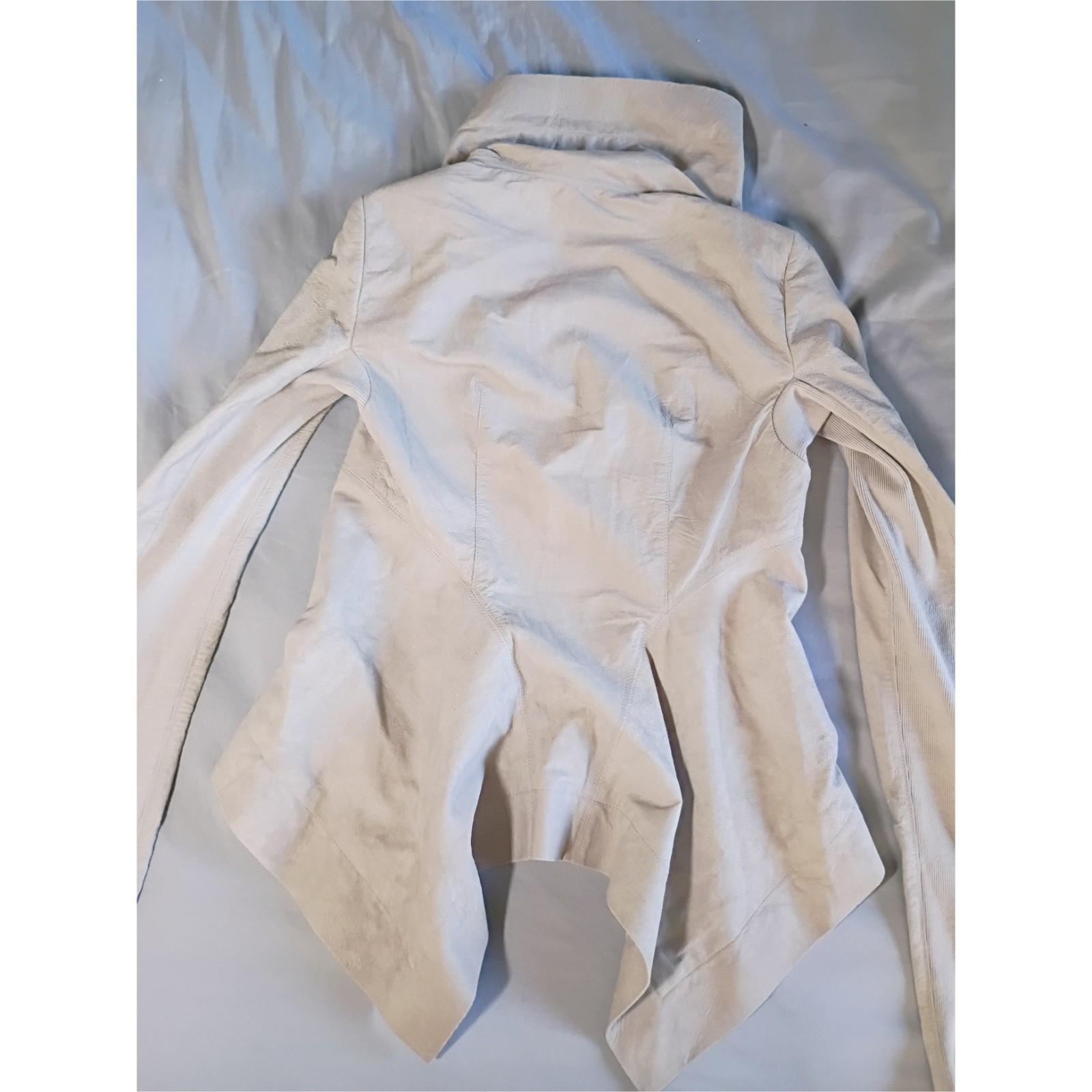 Archive Rick Owens Naska Jacket Women’s Beige Zip Up , Regular Size 42 IT