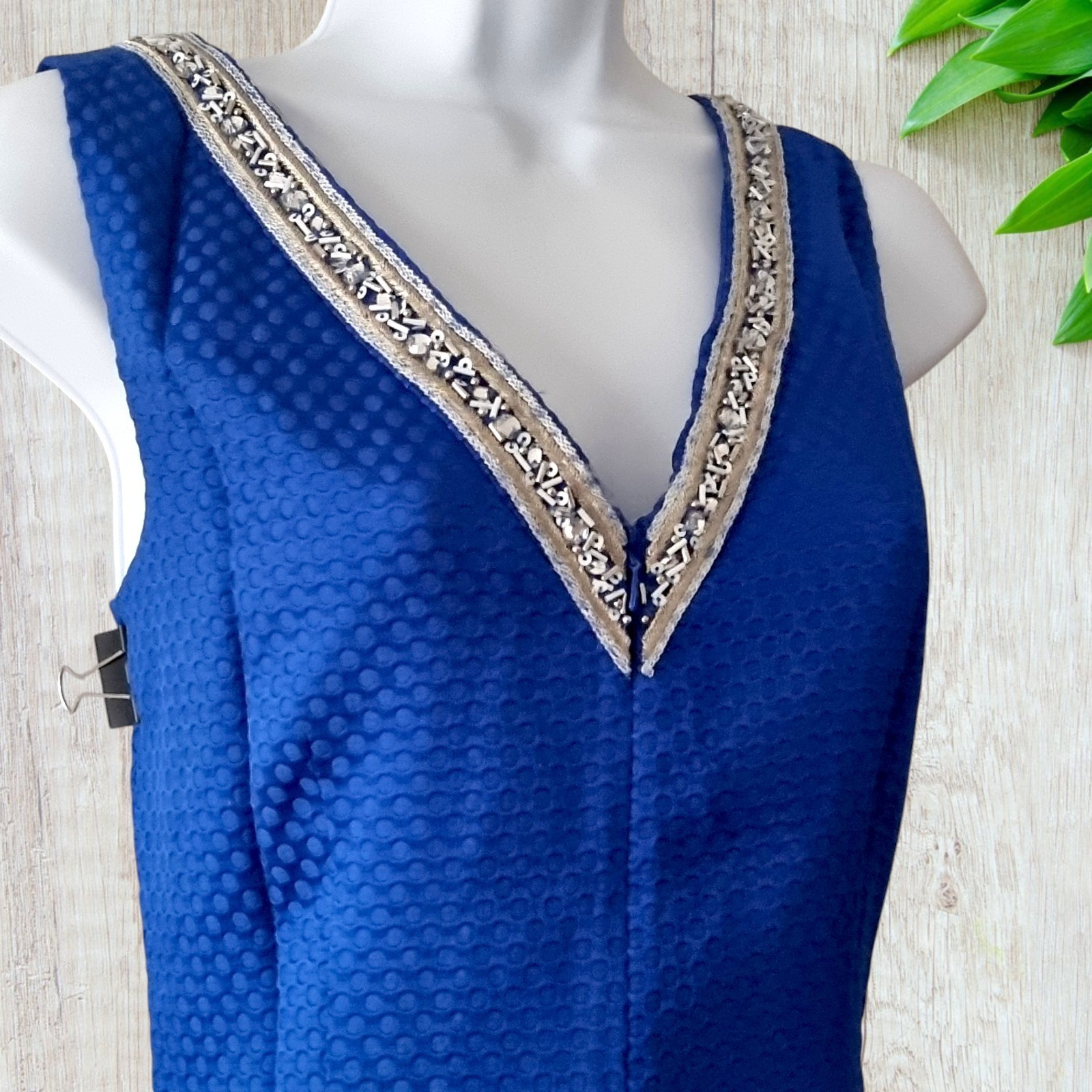 Monsoon Royal Blue Shift dress Size UK 10, Exc. Cond., RRP £99, Wedding, Formal