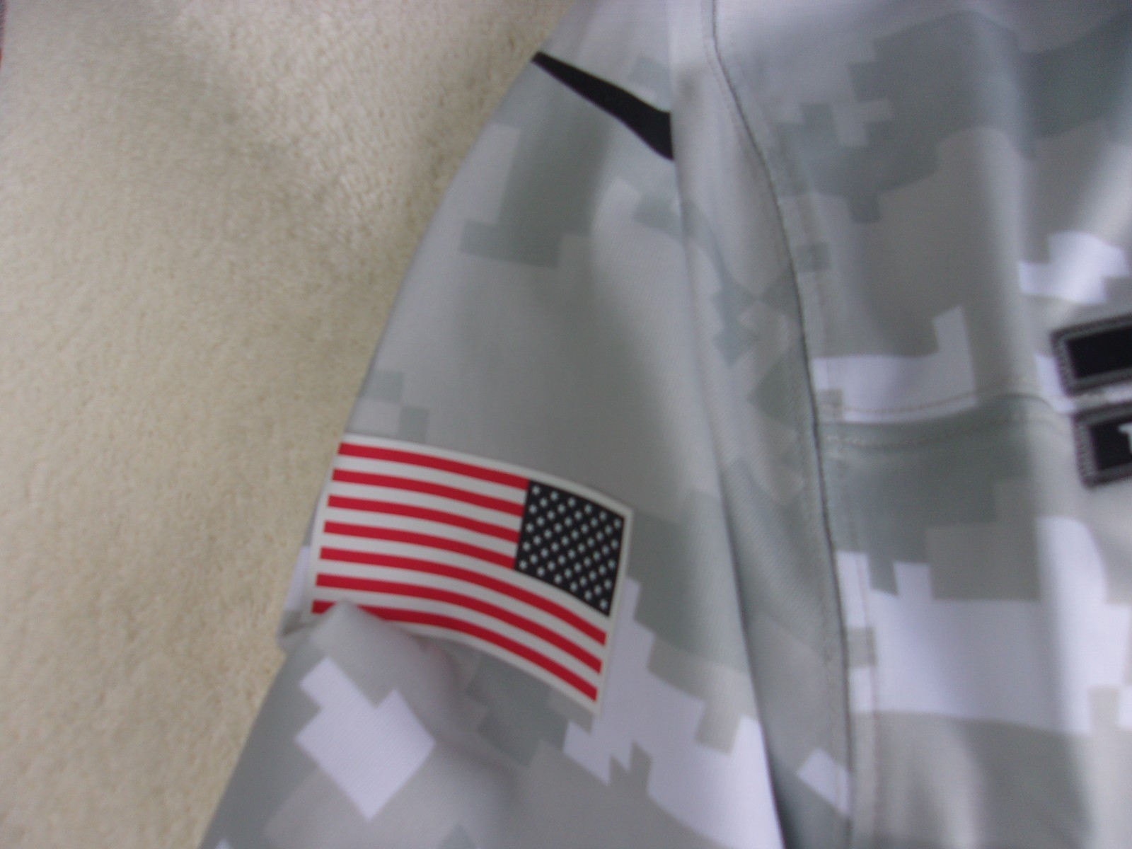 NWT Nike youth football jersey, L, NY Jets, #1, Gardner, Salute to Service, camo