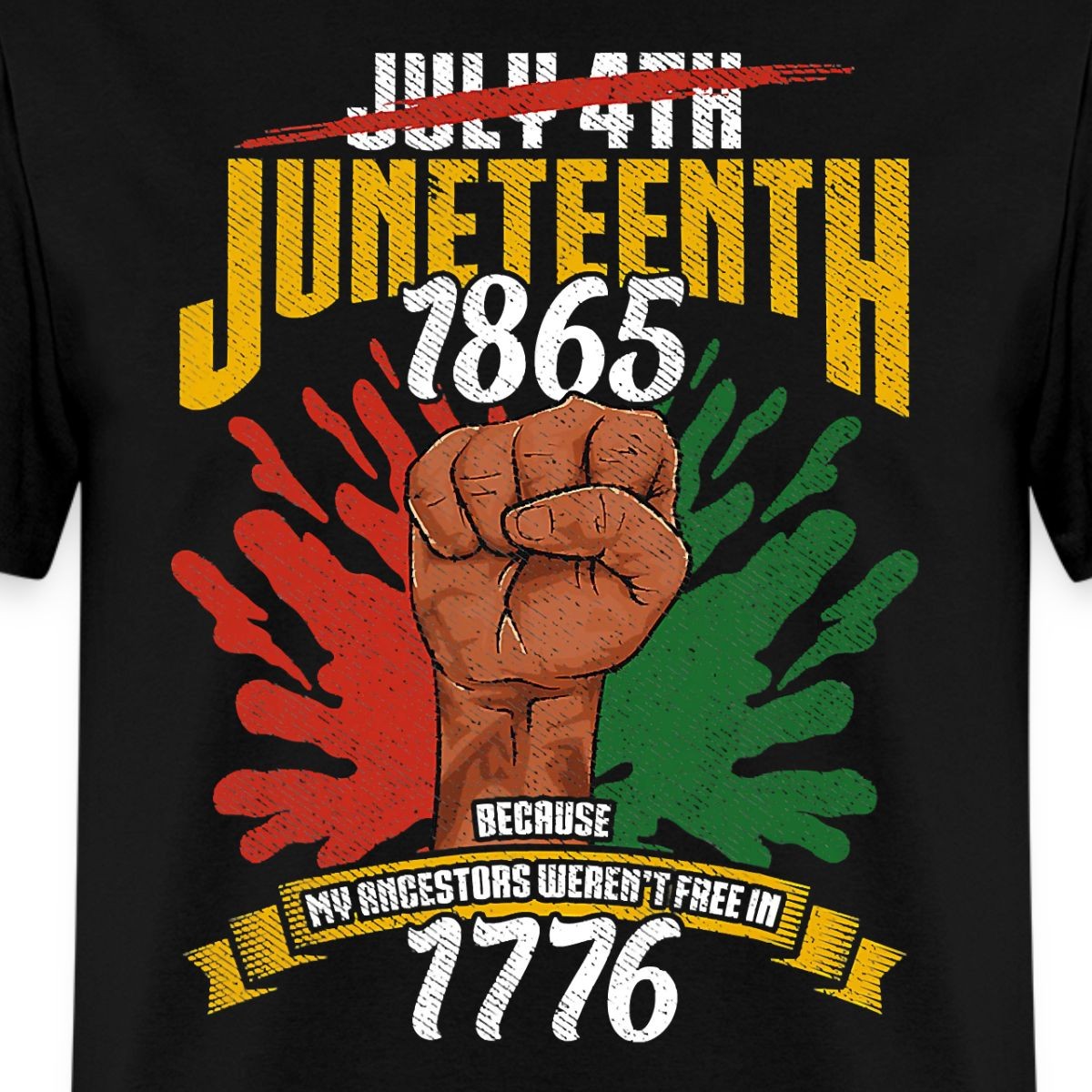 Juneteenth Black History Day Men’s T-Shirt