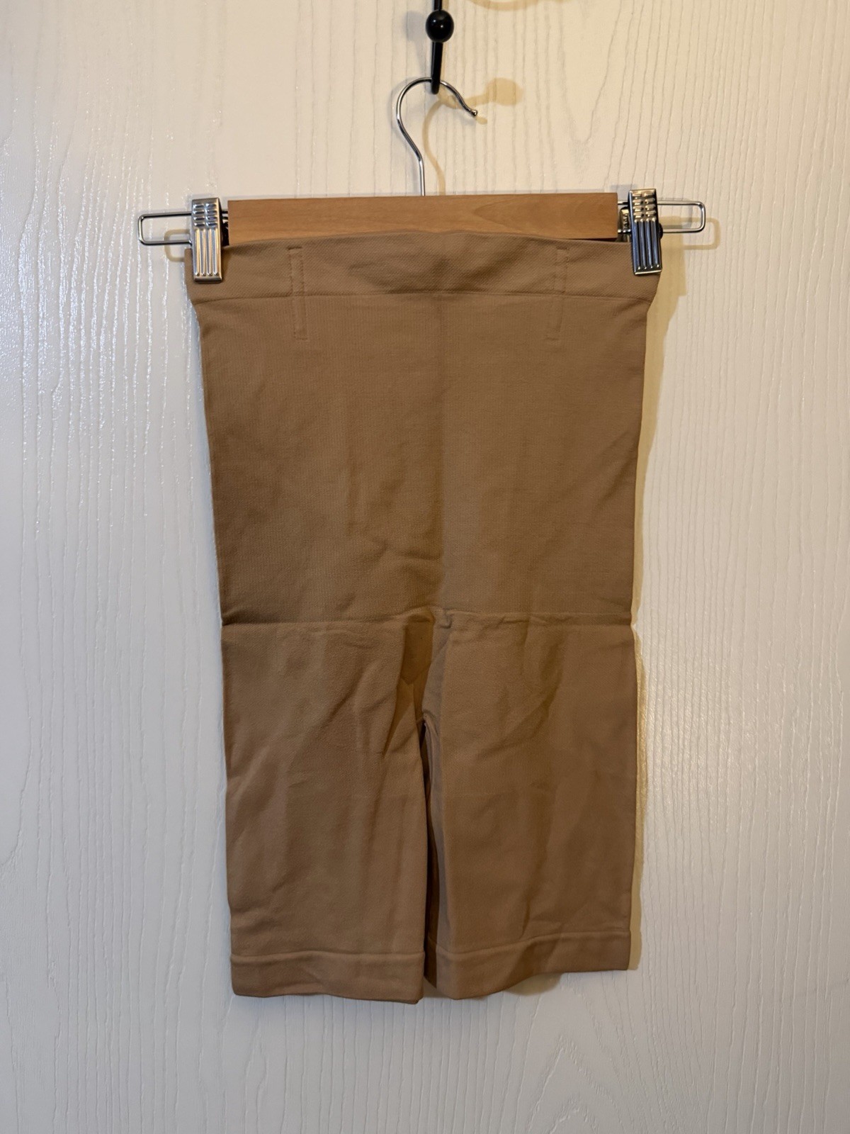Shapermint High Waisted Shaper Shorts Womens Medium/Large Tan Tummy Control