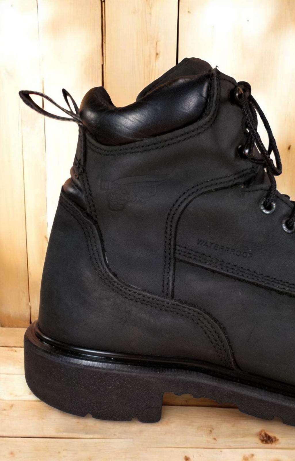 Red Wing 4217 Waterproof Boots with Tuff Toe Size 9 Wide (Steel Toe) (USA)