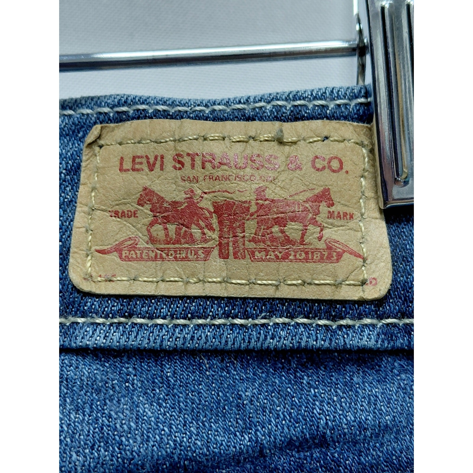 Levi’s Blue Denim Bootcut Jeans Mid (10-12 in) Regular Women