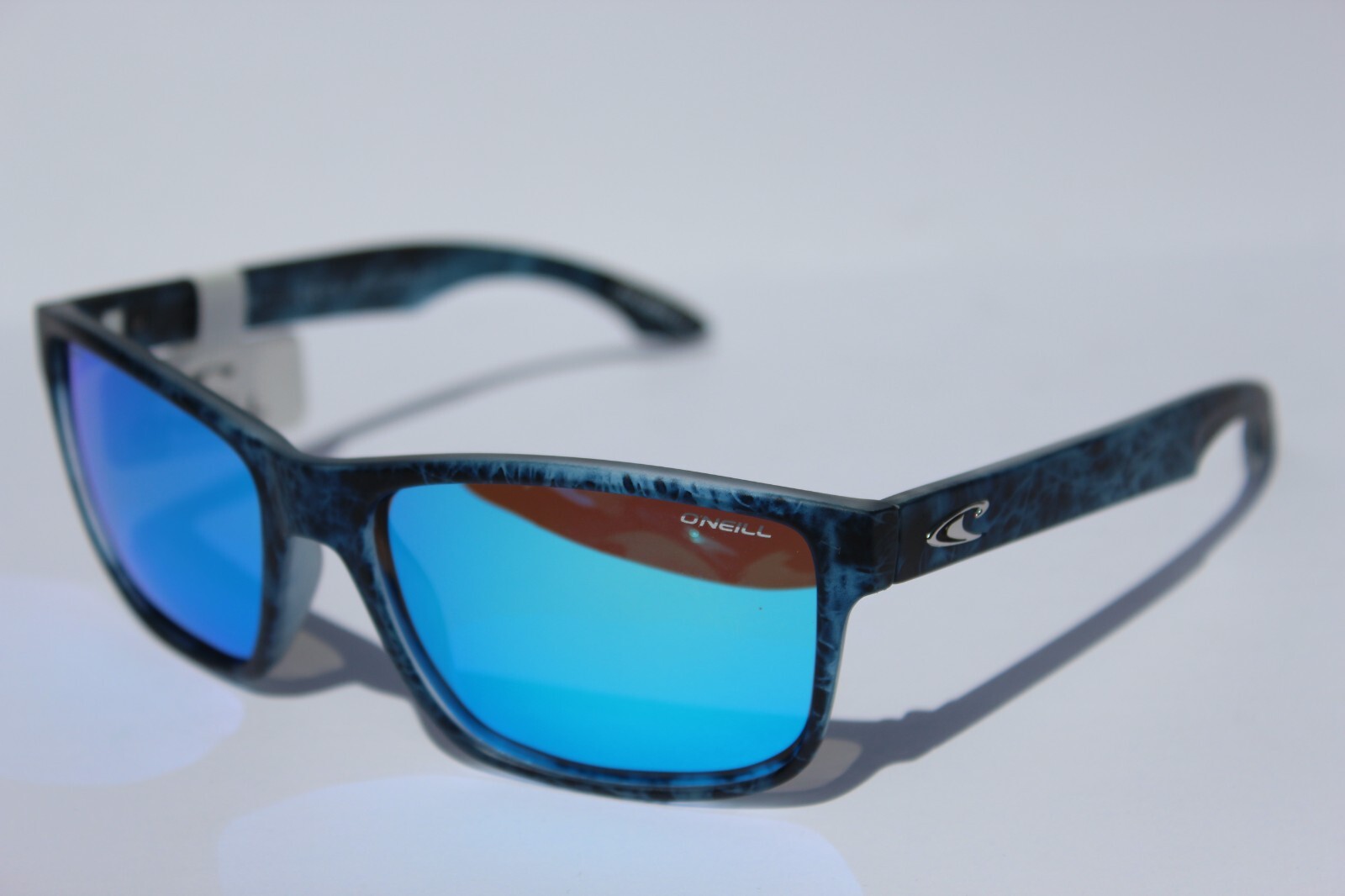 O’NEILL Anso POLARIZED Sunglasses Crystal Liquid/Blue Mirror Surf/Beach NEW