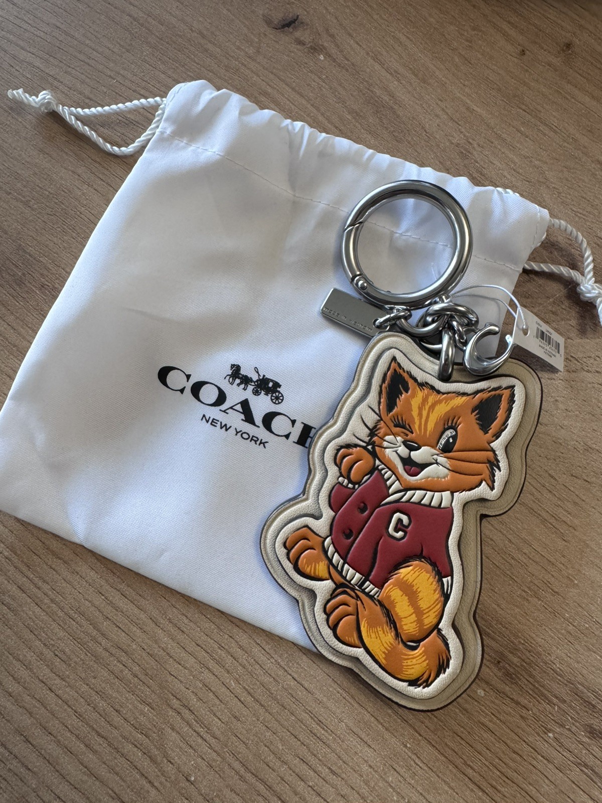 Coach Japan Exclusive Official Cat Charm Leather Tokyo Harajuku CoachPlay