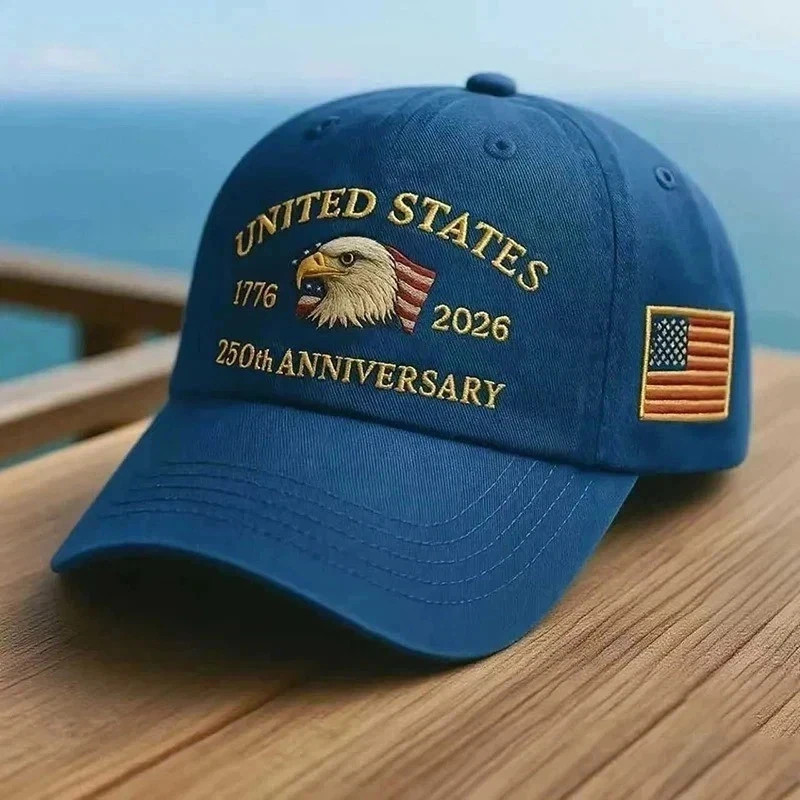United States 250th Anniversary Baseball Cap – 3D Embroidered Hat*****