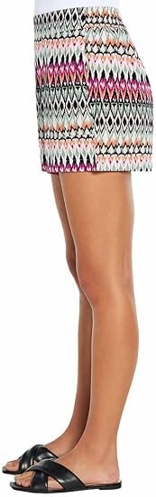 Wildfox Womens Lightweight Relaxed Fit Pull-On Shorts Multicolor Pockets