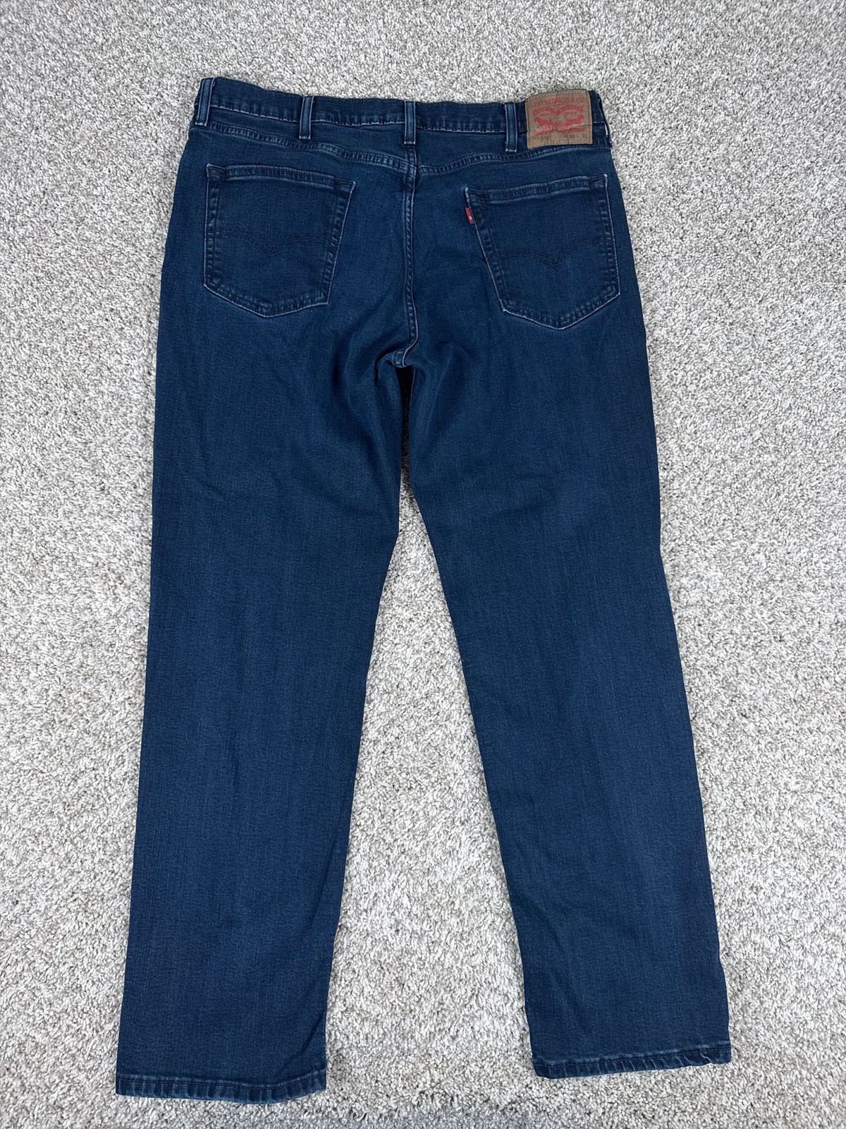 Levis 541 Jeans Mens 38 Blue Straight Leg Dark Zip Fly All Seasons Tech 38×32
