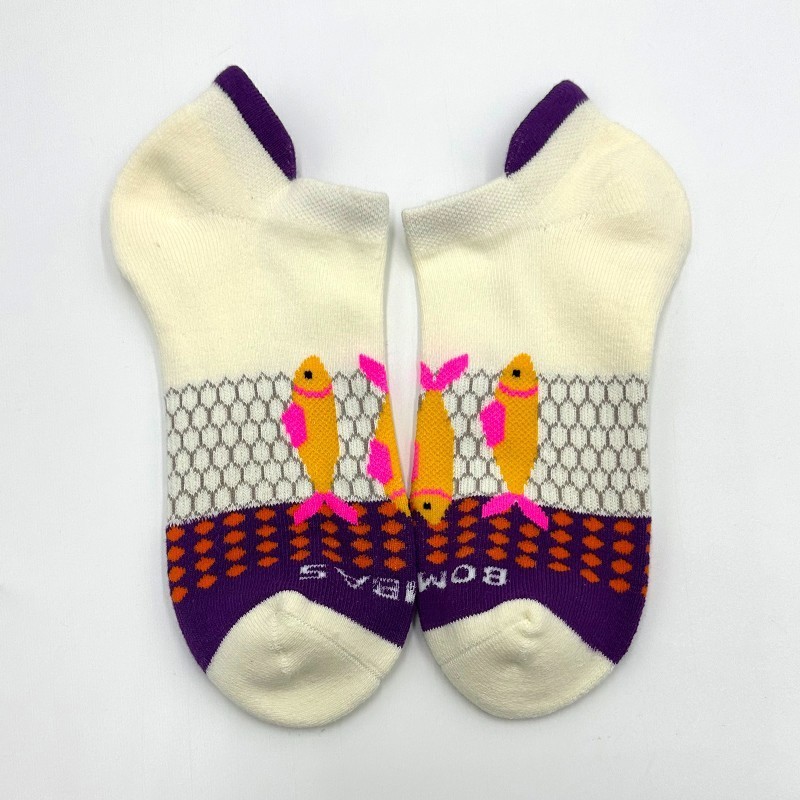 BOMBAS 5 Pairs Women’s honeycomb Ankle Socks Cushion 5 Color Mix Size Med 8-10.5